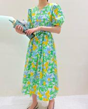 【现货】夏季新款0151碎花连衣裙，女装连衣裙，她她蜜制