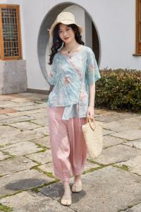 花色上衣，裤子颜色很多,女装,线象