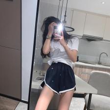 醋酸短裤，女装，XTZ style