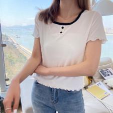 【现货】2021 Tata-studio 拼色T,女装,她她蜜制
