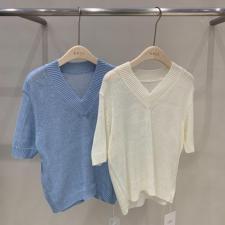 夏季新品冰爽牛奶丝针织，女装，ANRUILA
