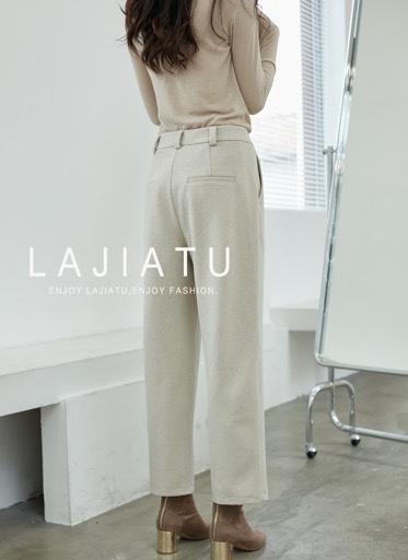 冬季新款呢料裤子，女装，拉嘉图