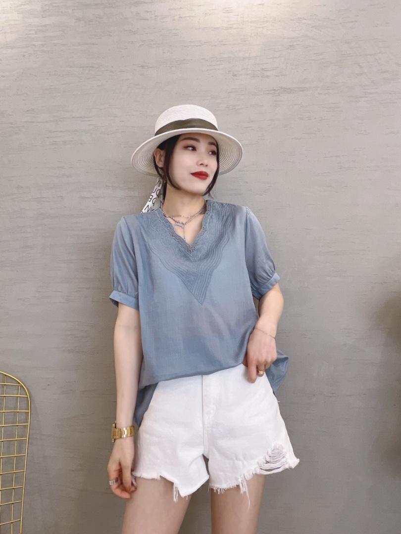 丝麻小衫，女装，依伊贝诺