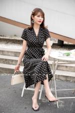 气质款连衣裙，女装连衣裙，莲佳妮