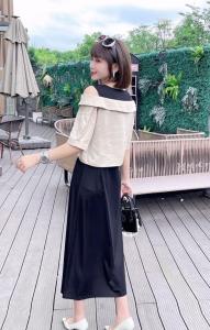 夏季欧货假两件,女装,谷斯