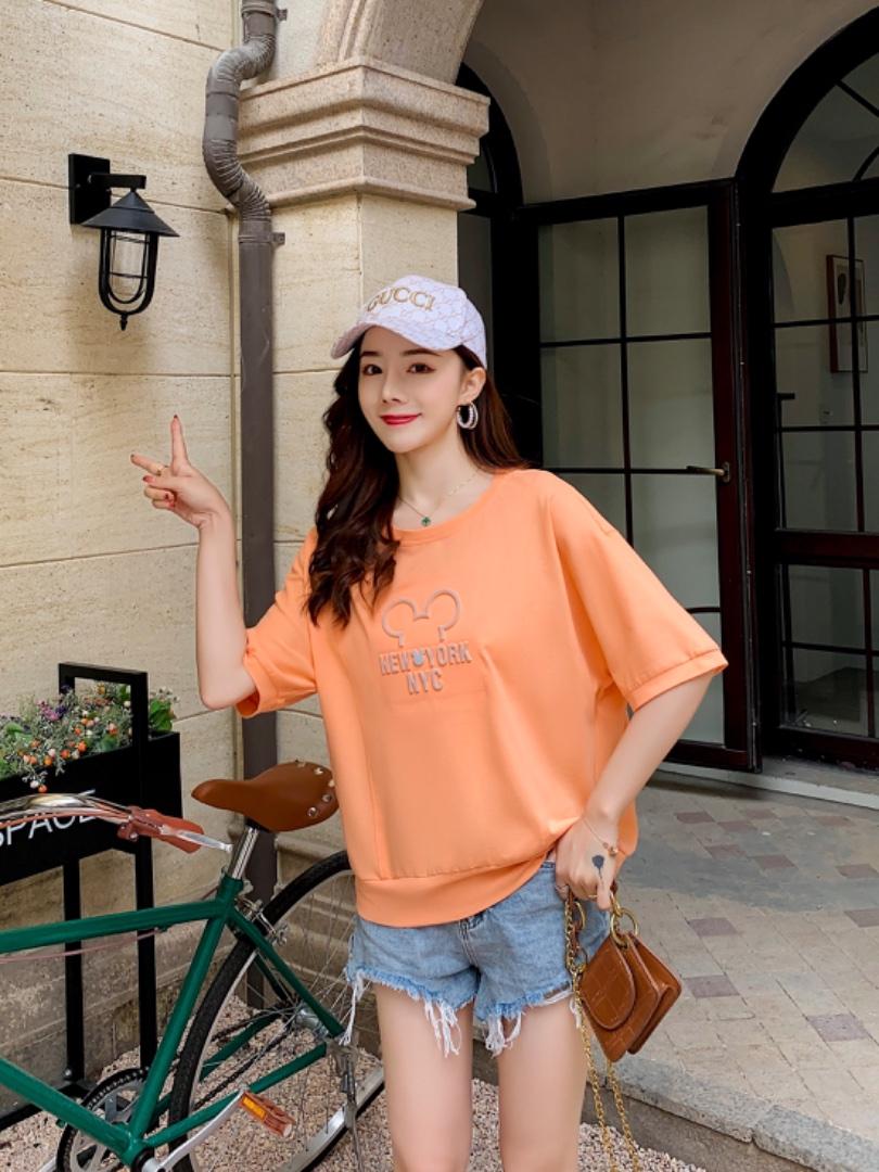 夏季小衫，绿，桔，粉，白。，女装，英雅姿秀