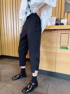 夏季新款时尚休闲铜氨丝八分裤,女装,咔咔昵