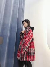 【现货】定制拉绒夹棉连帽大衣（帽子可拆卸），女装，億亿铭品