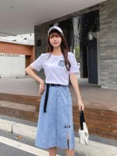 现货夏季爆版两件套牛仔套装火爆中，女装职业装，金地雪