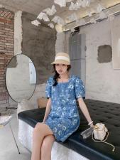 工艺面料花牛仔，女装，约她