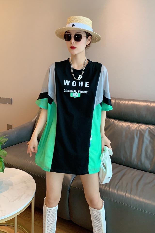 拼接防晒，女装，迷乐田子