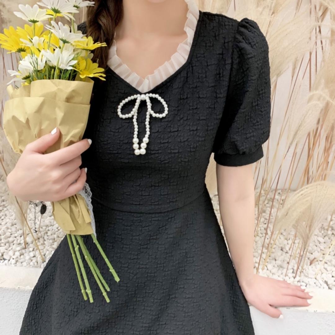 提花连衣裙，女装连衣裙，天使公主