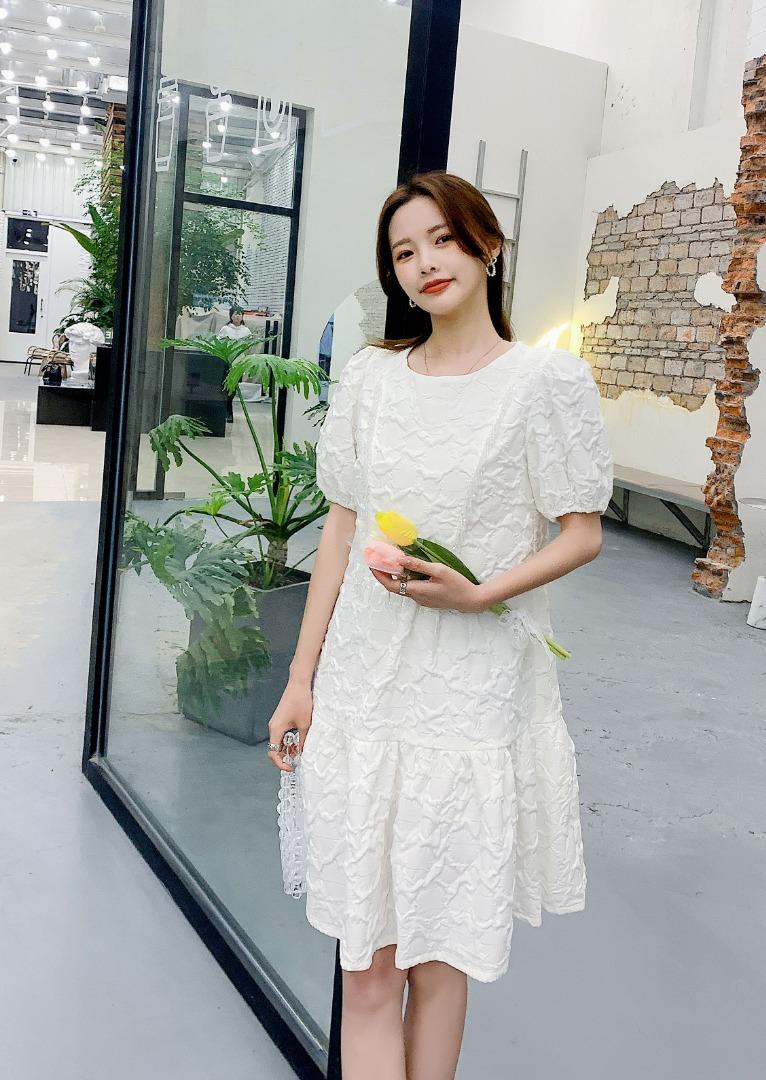 夏季新款重工连衣裙，女装连衣裙，哈咔
