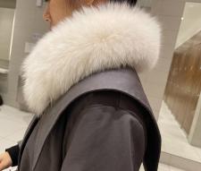大毛领派克服，女装，泰靡