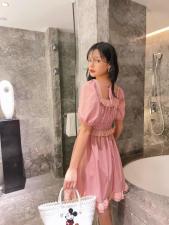 日韩连衣裙，女装连衣裙，花海QY