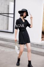 夏季新款连衣裙小衫两件套打底衫，女装连衣裙，香g米拉