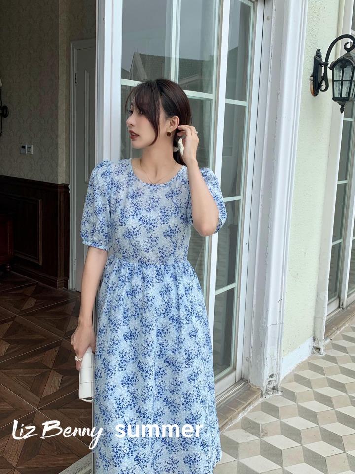 花连衣裙，女装连衣裙，莉泽贝妮