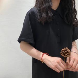 【现货】8955 韩版小翻领连衣裙,女装连衣裙,淳·清雅秀