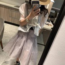 欧根纱裙裤，女装，XTZ style