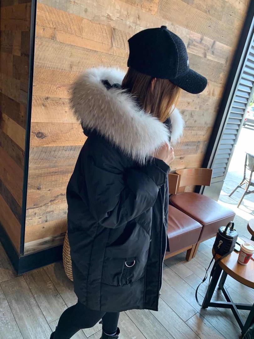 【冬季】新款羽绒大毛领韩版时尚羽绒服，女装羽绒服，E莎