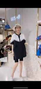 夏季新款，拼色织带款衬衣,女装,爱美欧