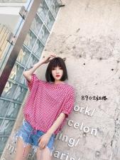 现货，格子上衣，女装，ZYDZ在依店主