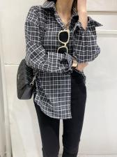 春，格子衬衣，女装，贰十三