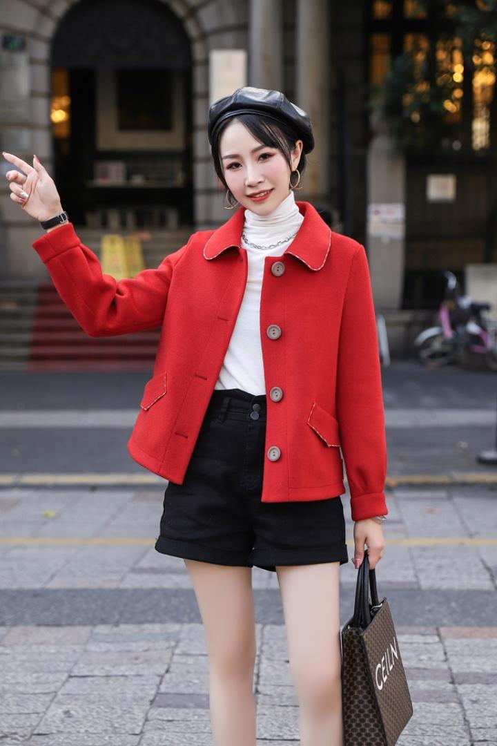 冬季韩版大衣，女装，春语雨桐