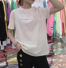 夏季短款简单t恤百搭款，女装，她西子