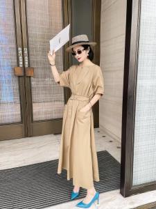 2021春夏棉连衣裙,女装连衣裙,罗漫迪飛