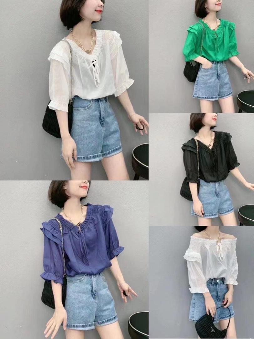 夏季新品小衫，女装，斐媞梦