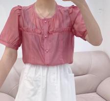 夏季新款韩版小衫，女装，依洛菲