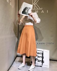 四色休闲中裙,女装,卡麦