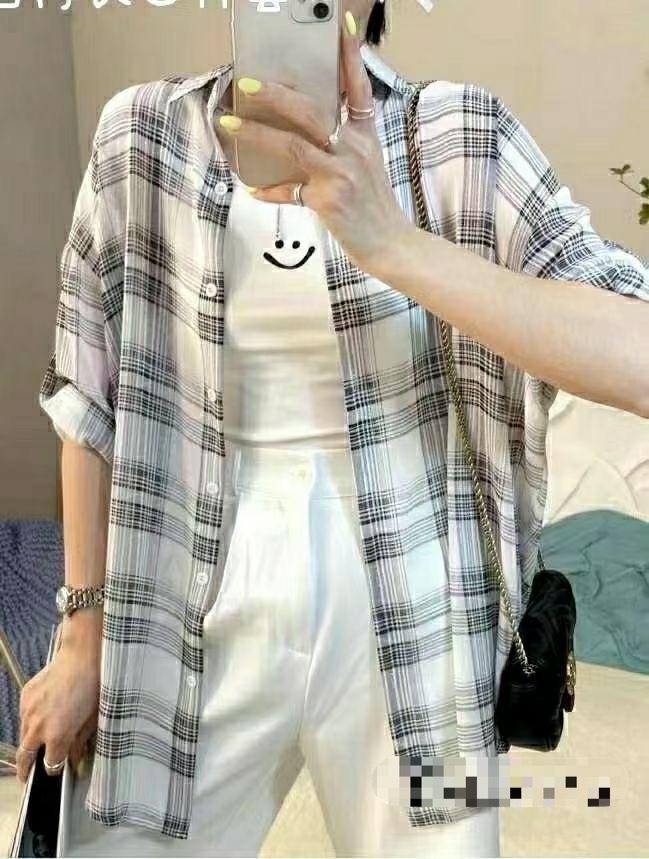 现货夏装防晒2件套衬衣，女装，泰靡