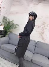 2021新款春装设计师款风衣裙现货，女装风衣，艾涵