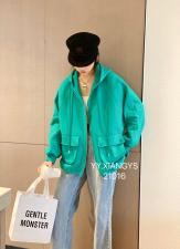 妍妍香衣舍21016。韩版连帽休闲刺绣外套，女装，香衣舍