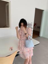 夏季新款，连衣裙，女装连衣裙，AKSKYLAN(6F)