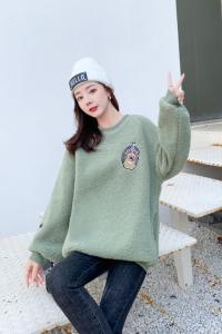 冬季新款，颗粒绒卫衣,女装卫衣/绒衫,艾伊贝雪