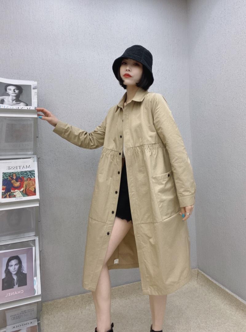 春装韩版风衣，女装风衣，依伊贝诺