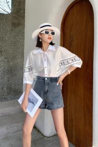 2021新款夏季韩版款短 天丝，女装，初婇
