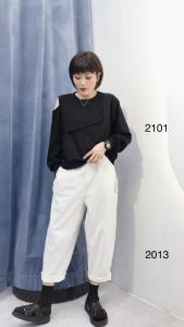 现货 2021春季新款 漏肩上衣,女装,琼卿格