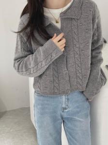 新款韩版针织衫,女装,HJ