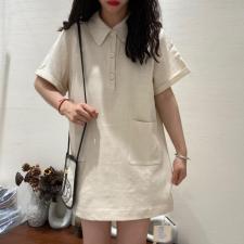 【现货】8955韩版小翻领连衣裙，女装连衣裙，淳·清雅秀