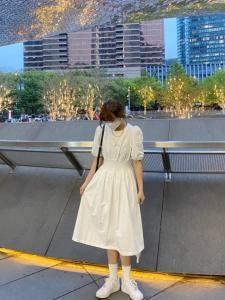 【现货】8950韩版收腰连衣裙,女装连衣裙,淳·清雅秀