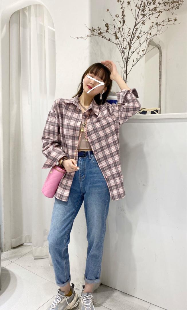 春，格子衬衣，女装，贰十三