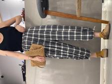 夏季格子裤，女装，玛雅丽人