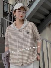 条纹小衫，女装，依秀儿
