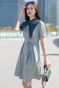 小领子可以脱卸 学院风走一个 现货,女装,千浪依族