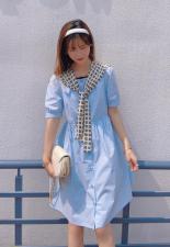 披肩连衣裙，女装连衣裙，Linda Jean
