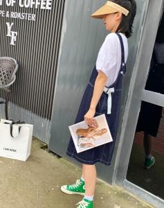 薄牛仔两件套，女装，卡笛琇
